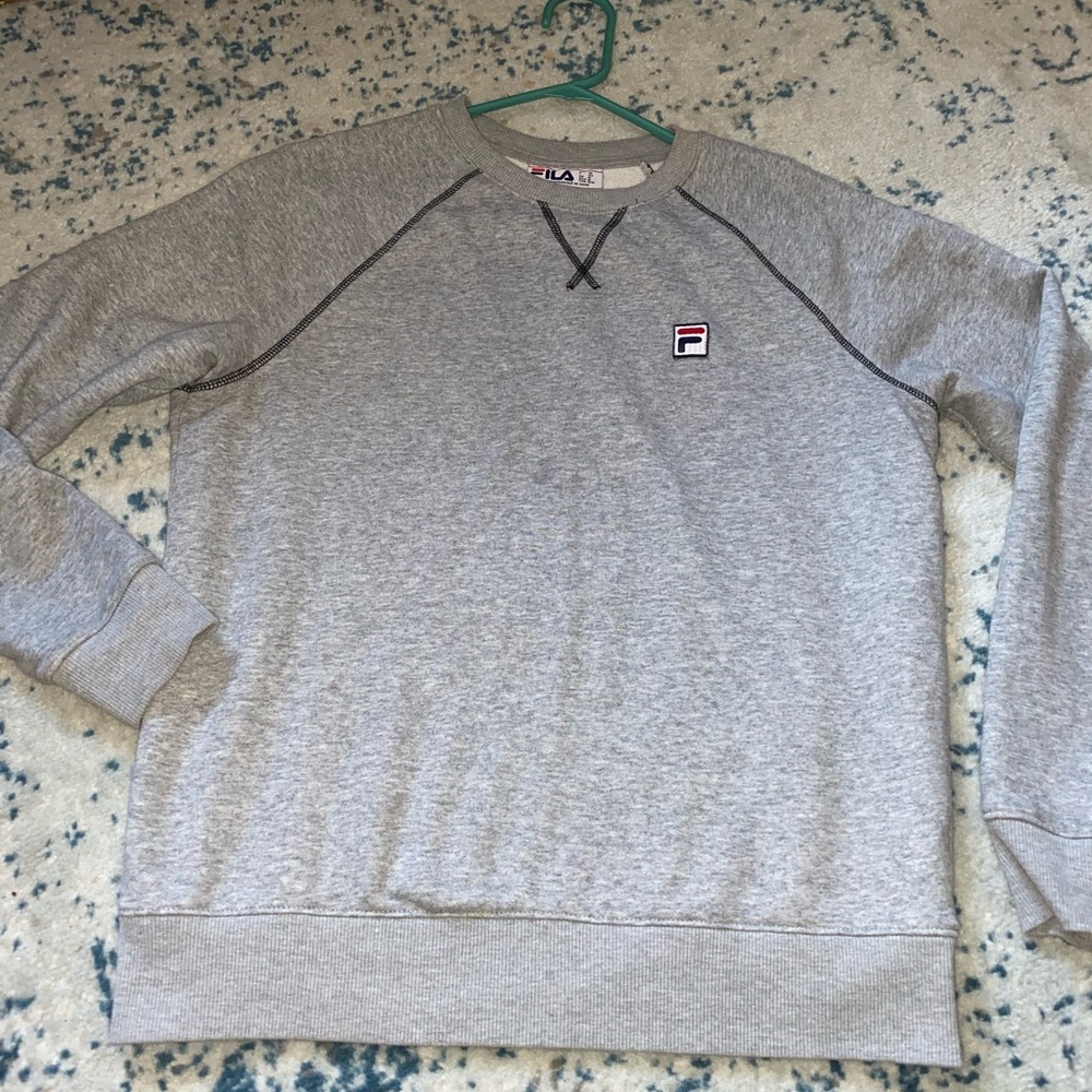 Grey FILA sweatshirt